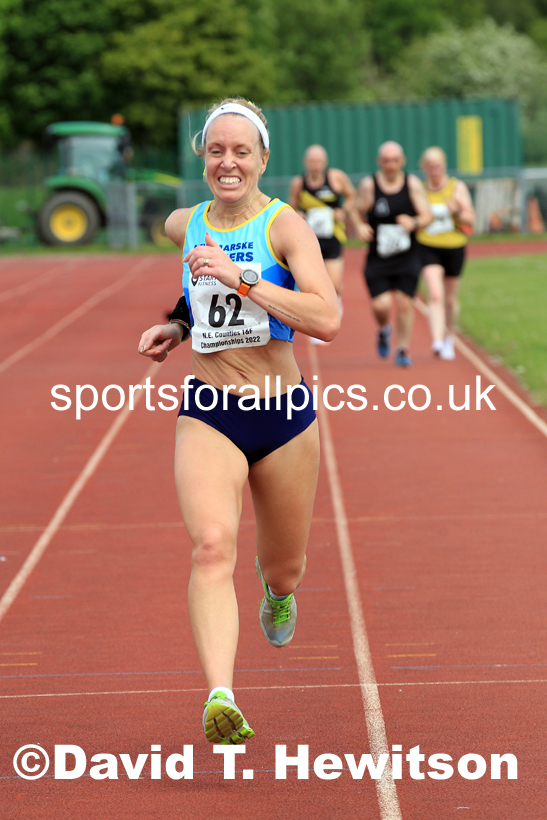 2022 North Eastern Counties AA 10000 metres Champs., Chester le Street, Sat,. May 21st. Photo: David T. Hewitson/Sports for All Pics